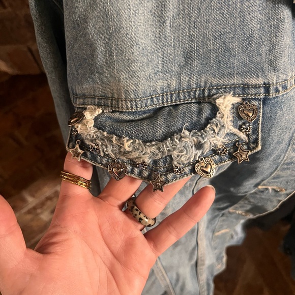 Quacker Factory Blue Denim Jacket - Picture 4 of 5